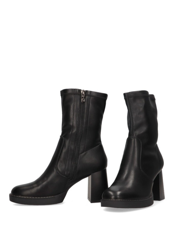 Botin de mujer VIRUCCI vr3-560 negro sintetico tacón alto