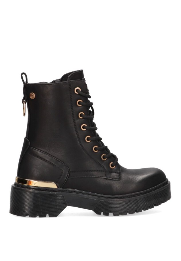 Botin de mujer XTI 141807 negro sintetico suela doble