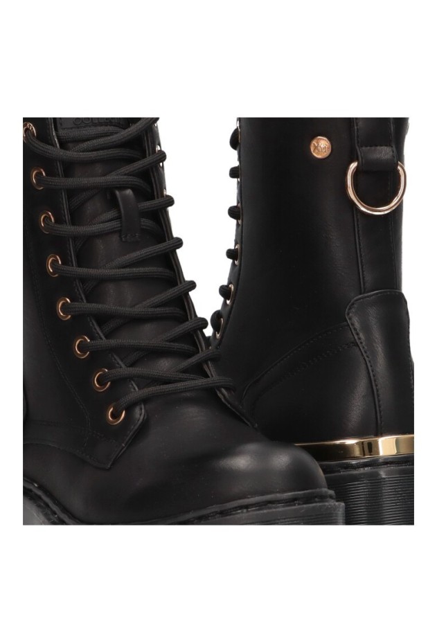 Botin de mujer XTI 141807 negro sintetico suela doble