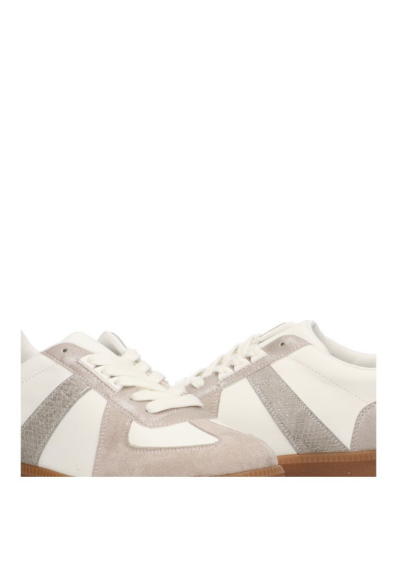 Deportivo de mujer MOOW kp2157 blanco sintetico suela plana