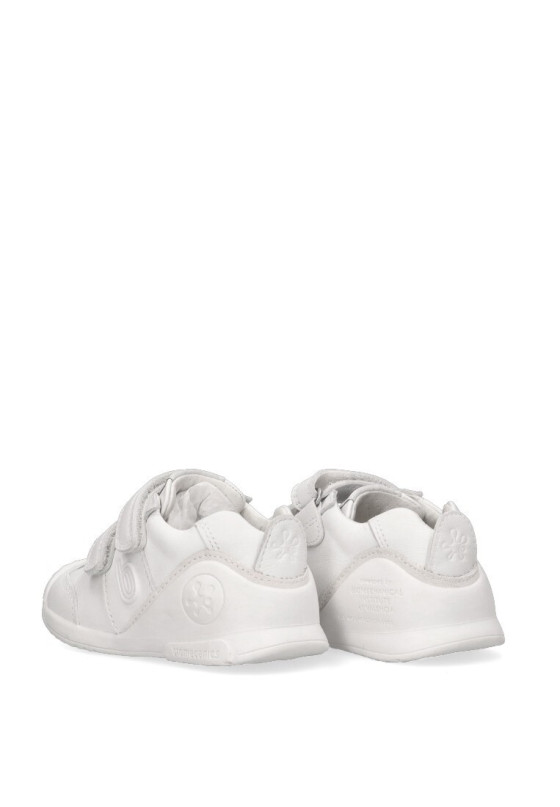 Deportivo de niña BIOMECANICS 221001 blanco piel suela plana