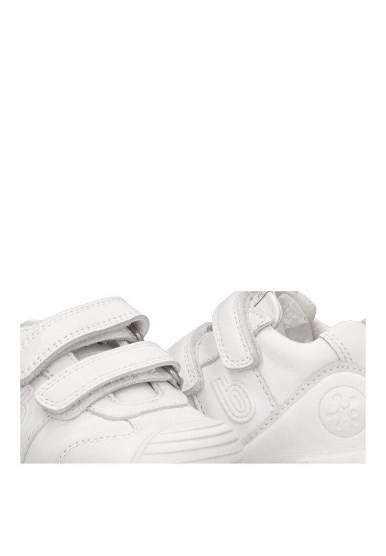 Deportivo de niña BIOMECANICS 221001 blanco piel suela plana