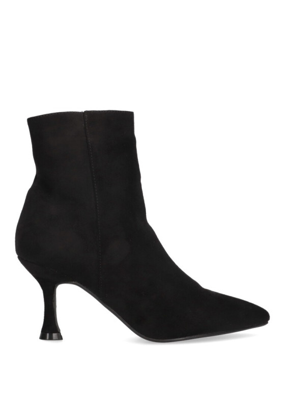 Botin de mujer BUONAROTTI a2430 negro antelina tacón alto