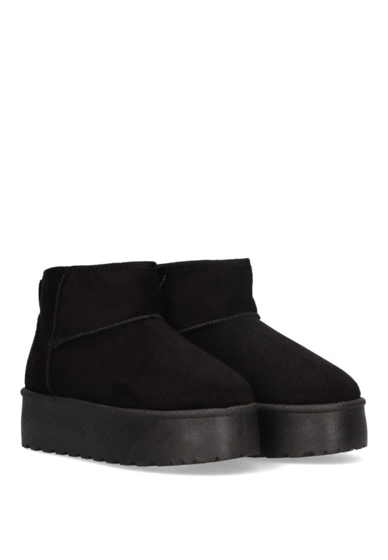 Botin de mujer Luna Collection 15-1920 negro sintetico suela doble