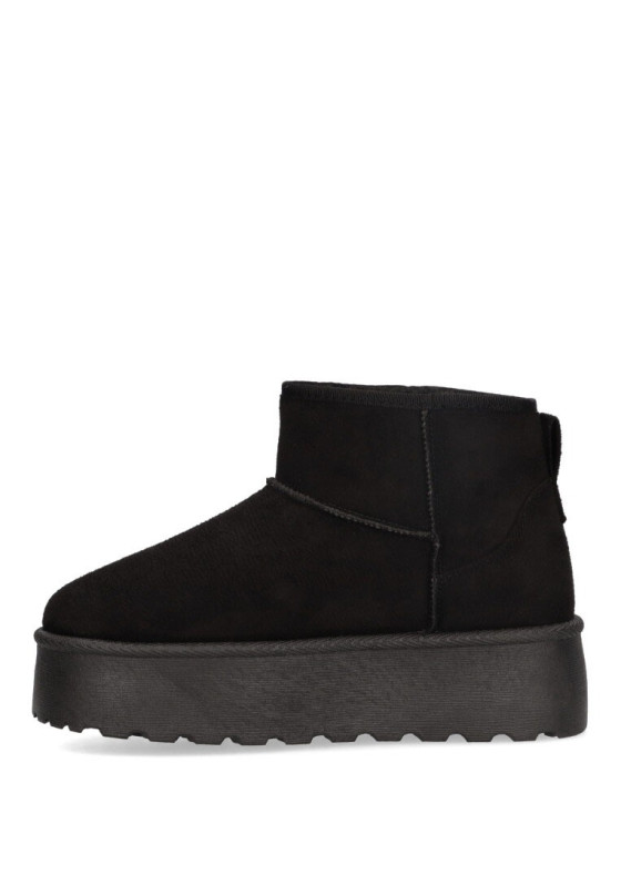 Botin de mujer Luna Collection 15-1920 negro sintetico suela doble