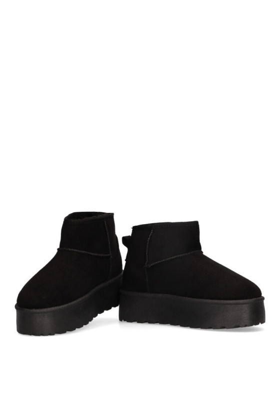 Botin de mujer Luna Collection 15-1920 negro sintetico suela doble