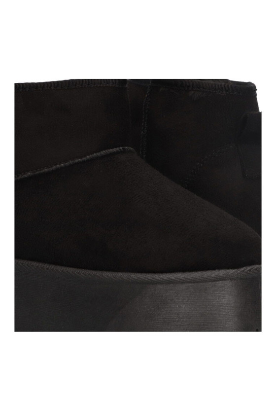 Botin de mujer Luna Collection 15-1920 negro sintetico suela doble