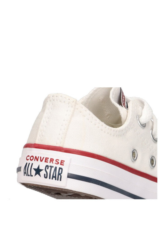 Deportivo de niña CONVERSE 3j256c blanco textil  suela plana