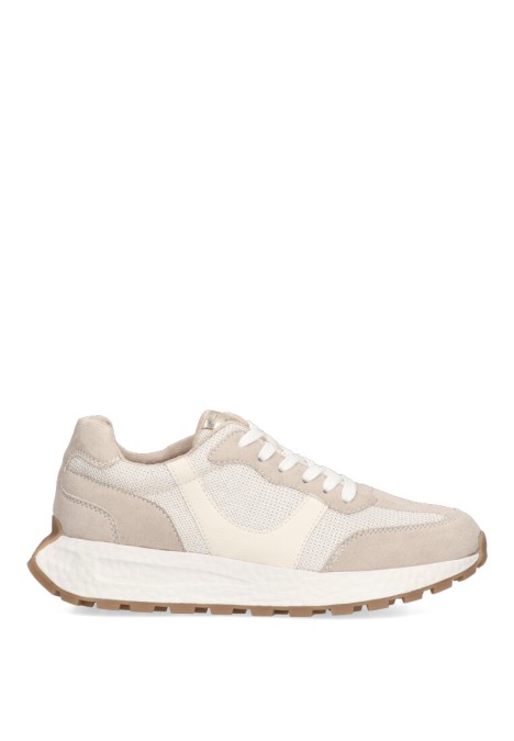 Deportivo de mujer ETIKA 50204 beige sintetico suela plana