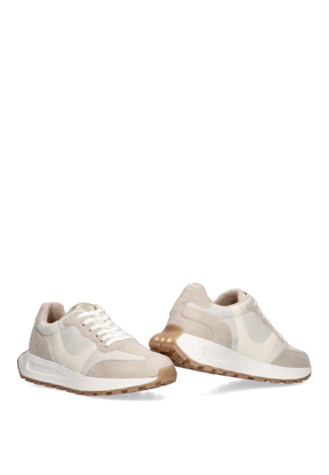 Deportivo de mujer ETIKA 50204 beige sintetico suela plana