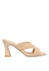 Sandalia de mujer ETIKA 90015 beige sintetico tacón medio