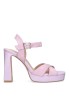 Sandalia de mujer ETIKA 90013 malva antelina tacón alto