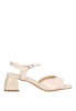 Sandalia de mujer ETIKA 90004 beige sintetico tacón medio