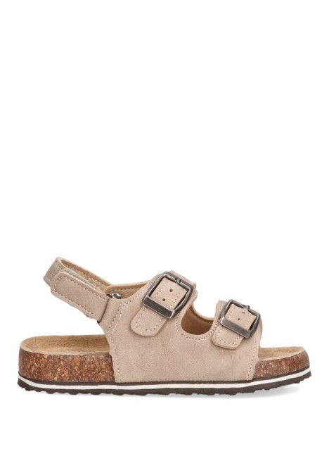 Sandalia de niño ETIKA 17206 beige sintetico suela plana