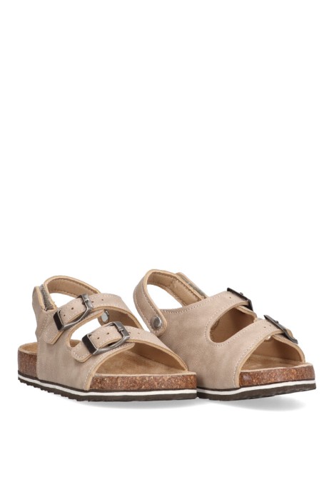 Sandalia de niño ETIKA 17206 beige sintetico suela plana