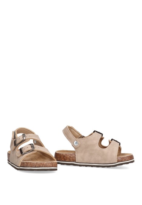 Sandalia de niño ETIKA 17206 beige sintetico suela plana