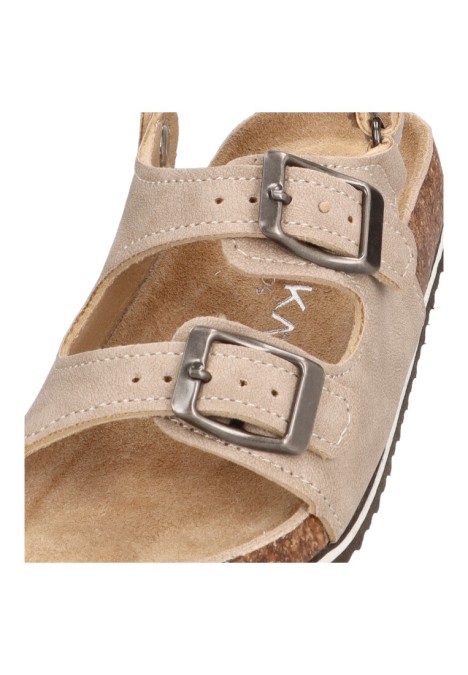 Sandalia de niño ETIKA 17206 beige sintetico suela plana