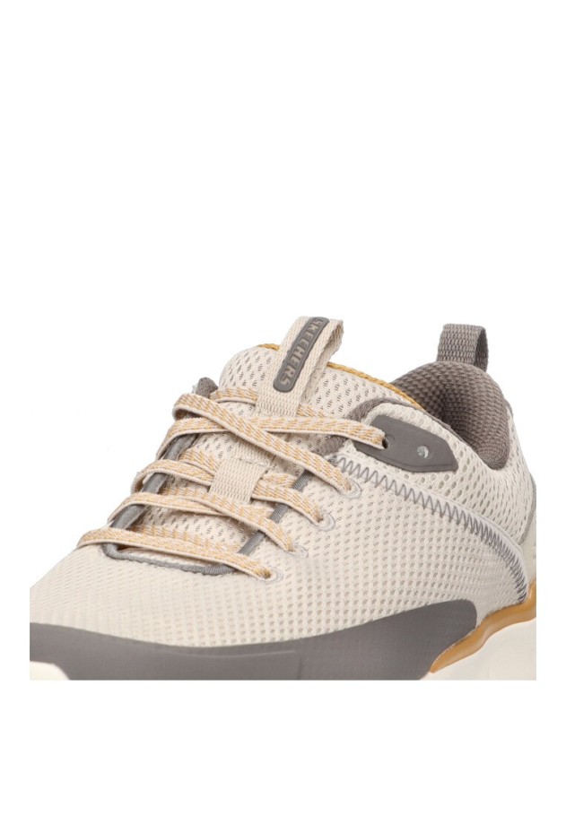 Deportivo de hombre SKECHERS 210573 beige sintetico suela plana