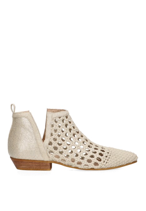 Botin mujer LUNA TREND m4001 plata