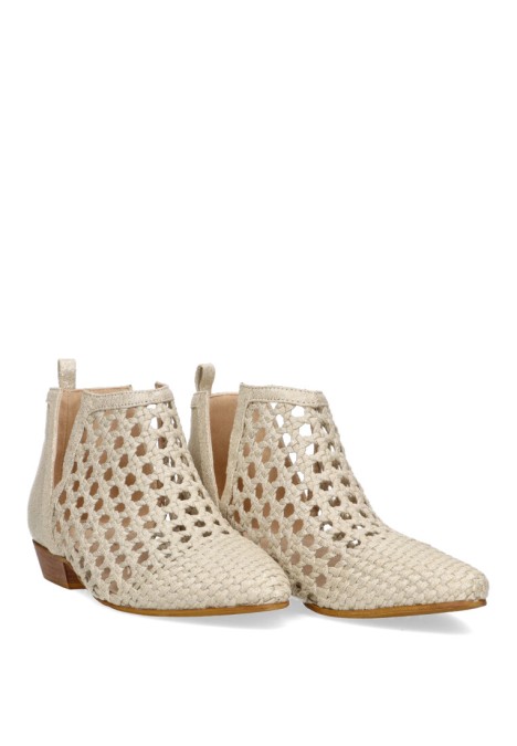 Botin mujer LUNA TREND m4001 plata