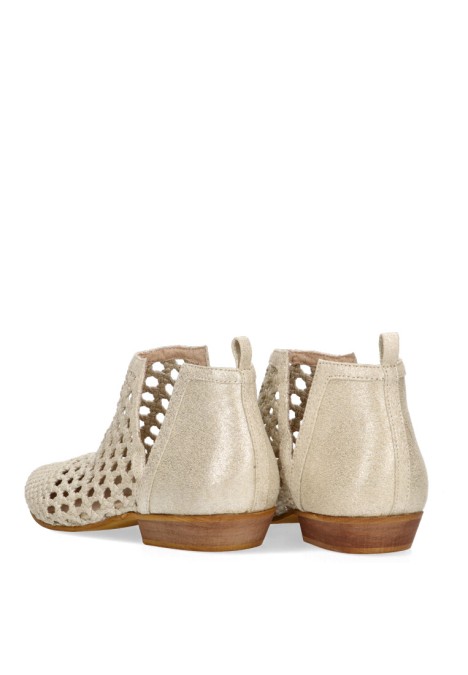 Botin mujer LUNA TREND m4001 plata