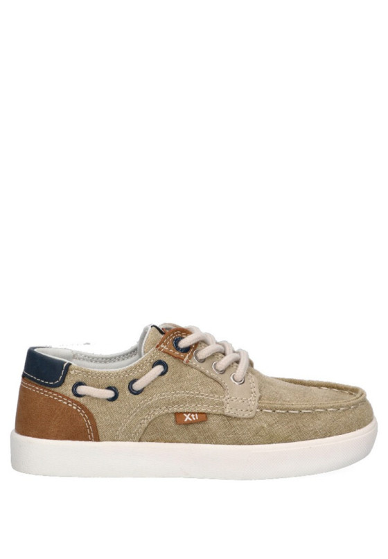 Nautico kiova mocasin de niño XTI KIDS 57952 taupe textil  suela plana