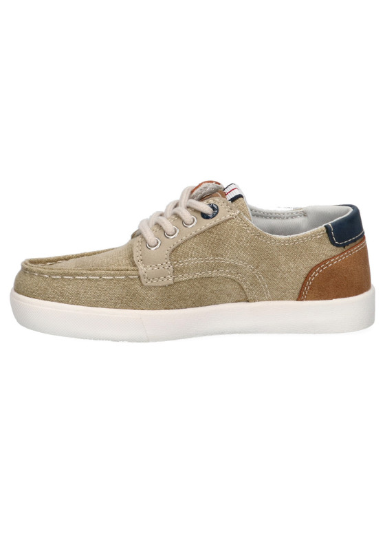 Nautico kiova mocasin de niño XTI KIDS 57952 taupe textil  suela plana