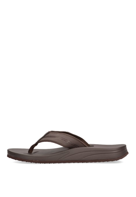 Sandalia de hombre XTI 142531 marron sintetico suela plana