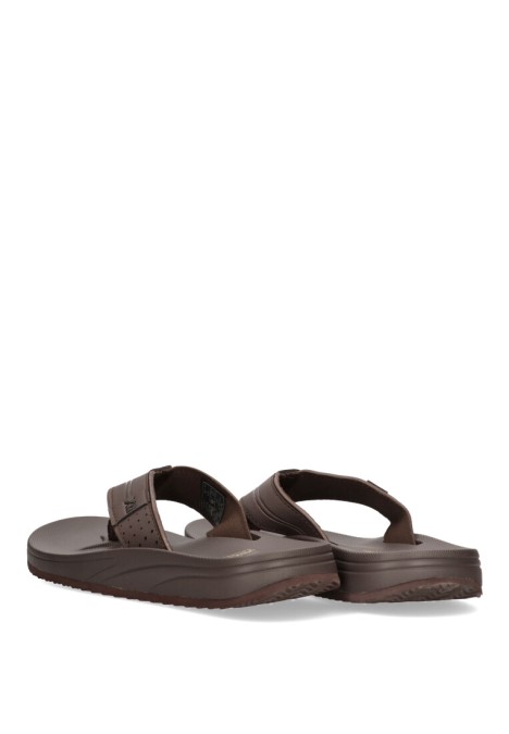 Sandalia de hombre XTI 142531 marron sintetico suela plana