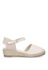 Alpargata de niña LUNA KIDS c209 beige sintetico cuña media