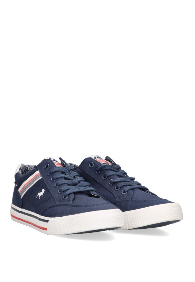 Deportivo de hombre LOIS 61300 marino textil  suela plana