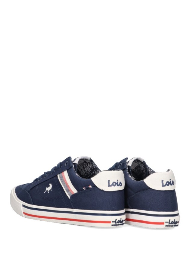 Deportivo de hombre LOIS 61300 marino textil  suela plana