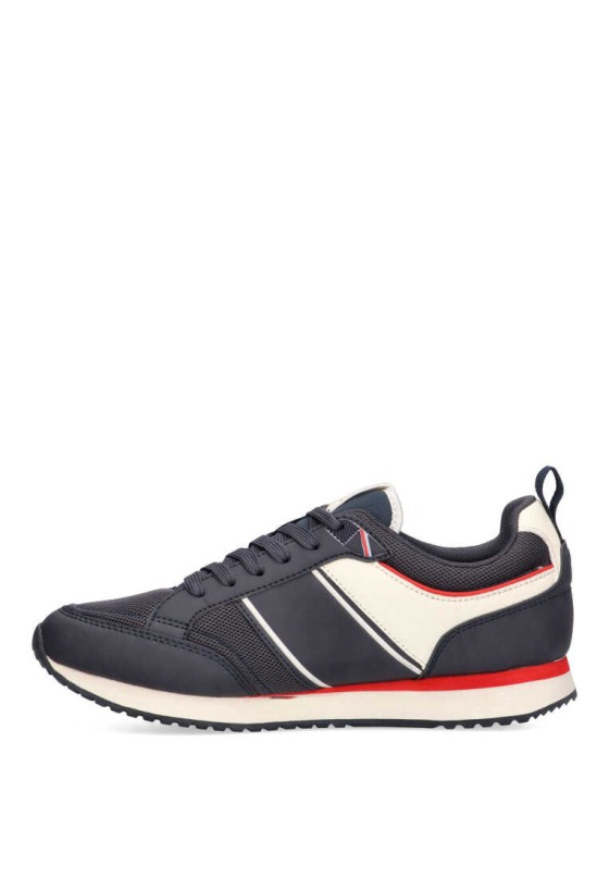 Deportivo de hombre PEPE JEANS pms40009 marino piel suela plana
