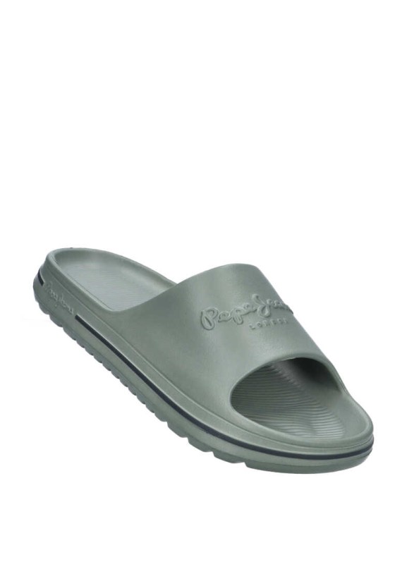 Chanclas sandalias playa de hombre PEPE JEANS pms70159 kakhi goma suela plana