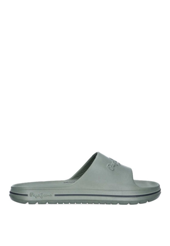 Chanclas sandalias playa de hombre PEPE JEANS pms70159 kakhi goma suela plana