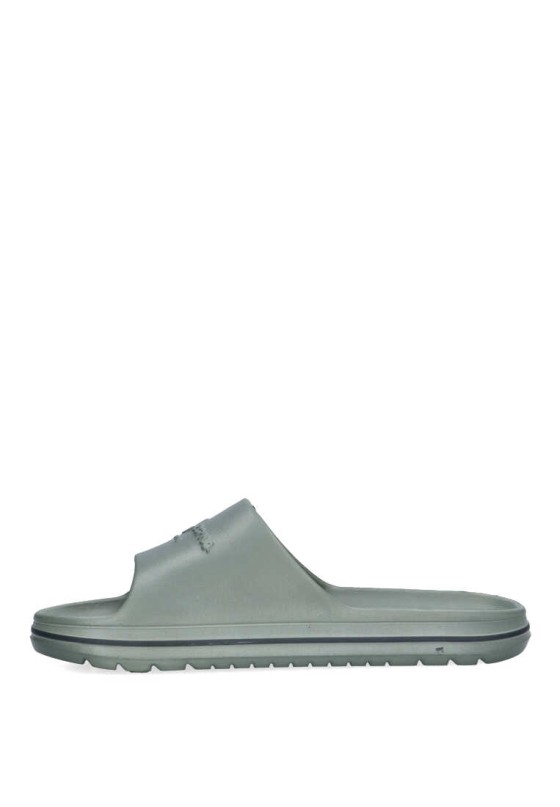 Chanclas sandalias playa de hombre PEPE JEANS pms70159 kakhi goma suela plana