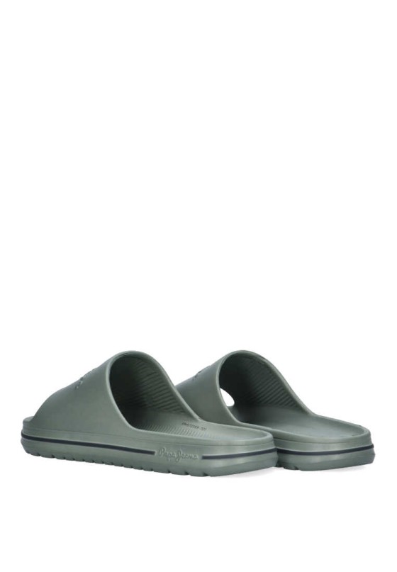 Chanclas sandalias playa de hombre PEPE JEANS pms70159 kakhi goma suela plana