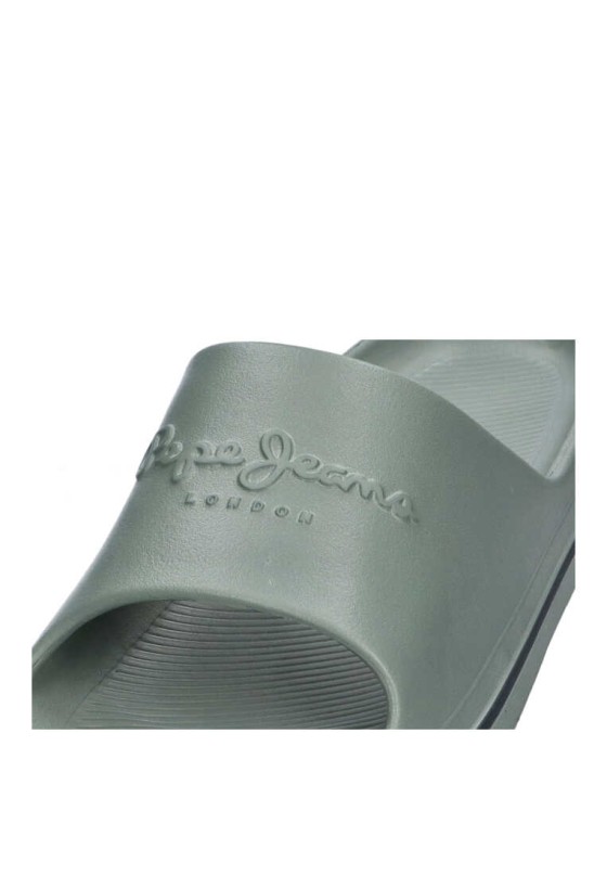 Chanclas sandalias playa de hombre PEPE JEANS pms70159 kakhi goma suela plana