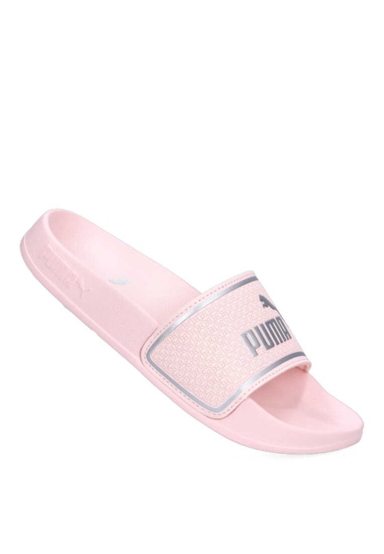 Chanclas sandalias playa de mujer PUMA 384434 rosa goma suela plana