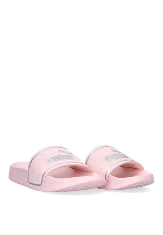 Chanclas sandalias playa de mujer PUMA 384434 rosa goma suela plana