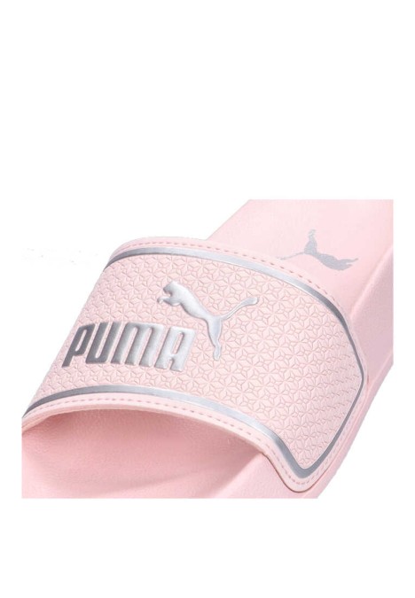 Chanclas sandalias playa de mujer PUMA 384434 rosa goma suela plana