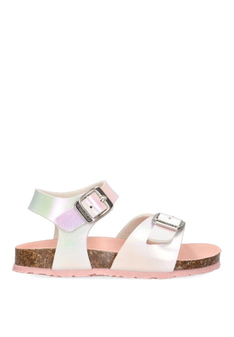 Sandalia de niña PABLOSKY 4283 multicolor sintetico suela plana