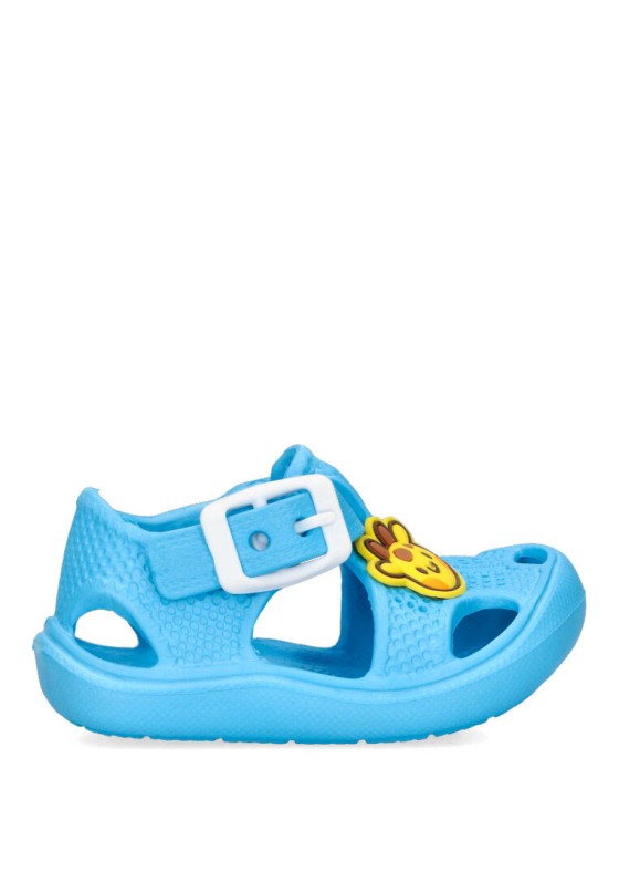 Chanclas sandalias playa de niño JOMIX ss9446 azul goma suela plana