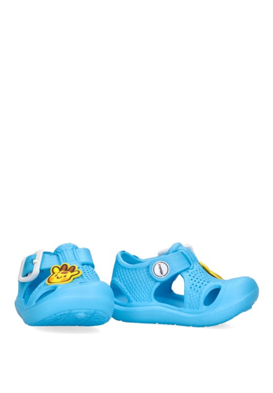 Chanclas sandalias playa de niño JOMIX ss9446 azul goma suela plana