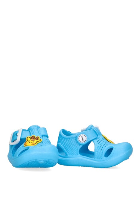Chanclas sandalias playa de niño JOMIX ss9446 azul goma suela plana