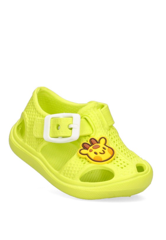 Chanclas sandalias playa de niño JOMIX ss9446 verde goma suela plana