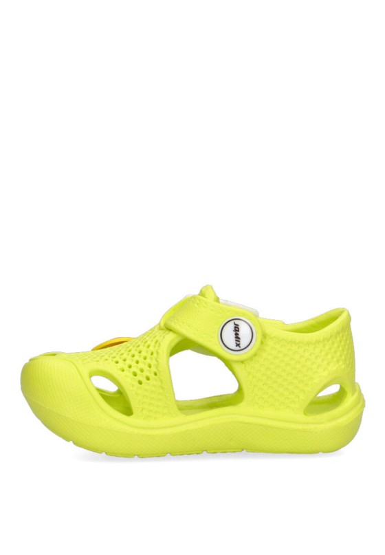 Chanclas sandalias playa de niño JOMIX ss9446 verde goma suela plana