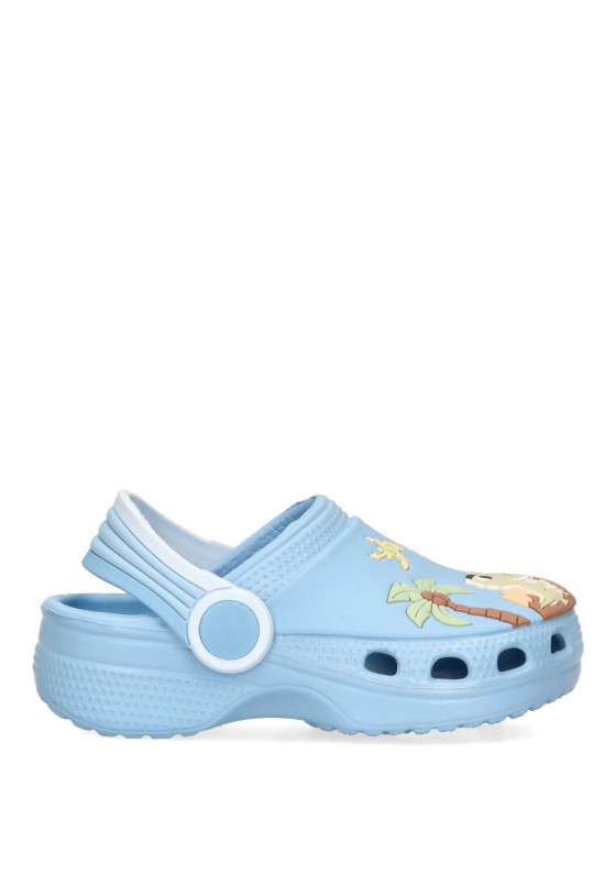 Chanclas sandalias playa de niño JOMIX ss9398 azul goma suela plana