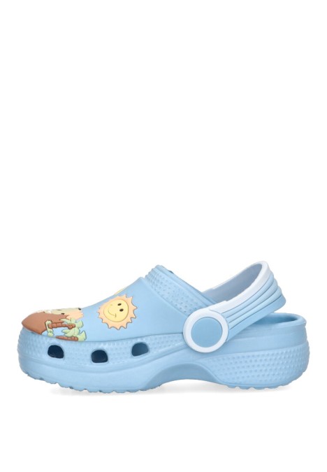 Chanclas sandalias playa de niño JOMIX ss9398 azul goma suela plana