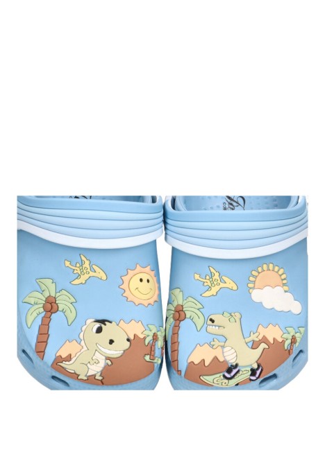 Chanclas sandalias playa de niño JOMIX ss9398 azul goma suela plana